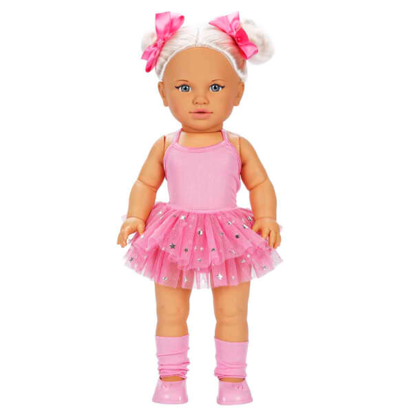 Tina Ballerina Bebek 45 cm - Koyu Pembe