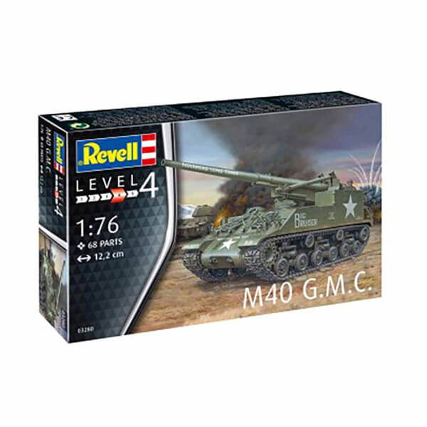 Revell 1:76 M40 G.M.C. Model Tank 03280