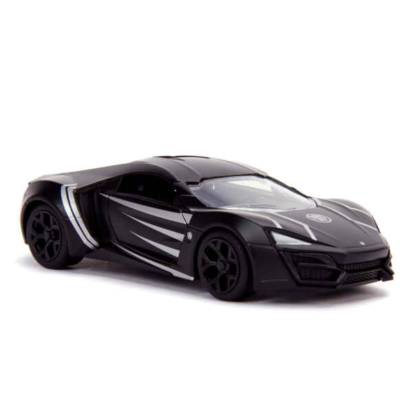 1:32 Marvel Black Panther Lykan Hypersport Model Araba