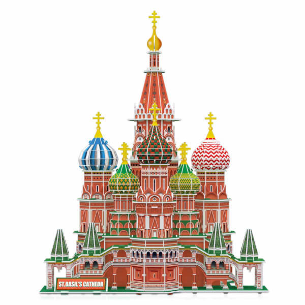 222 Parça 3D Puzzle: National Geographic St. Basil’s Cathedral 