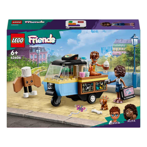 LEGO® Friends Mobil Pastane 42606 - 6 Yaş ve Üzeri Çocuklar için Aliya Minifigürü İçeren Yaratıcı Oyuncak Yapım Seti (125 Parça)