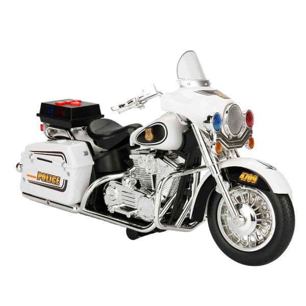 Maxx Wheels Sesli ve Işıklı Polis Motosikleti 34 cm.