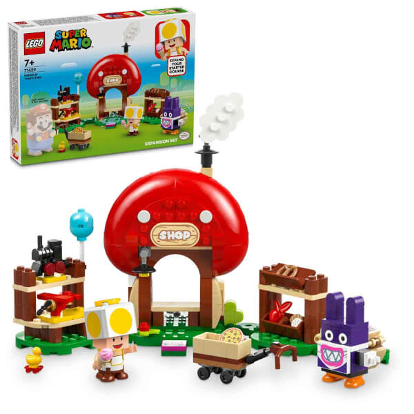 LEGO Super Mario Nabbit Toad'un Dükkanında Ek Macera Seti 71429 - 7 Yaş ve Üzeri Super Mario Hayranları İçin Koleksiyonluk Yaratıcı Oyuncak Yapım Seti (230 Parça)