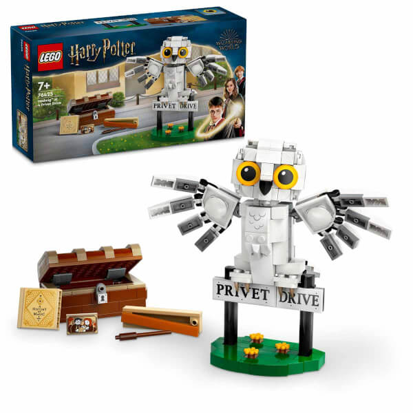 LEGO Harry Potter Hedwig, Privet Drive 4 Numara’da 76425 - 7 Yaş ve Üzeri Harry Potter Hayranları için Koleksiyonluk Yaratıcı Oyuncak Yapım Seti (336 Parça)