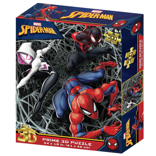 Prime 3D 500 Parça 3D Puzzle: Marvel Spider-Man