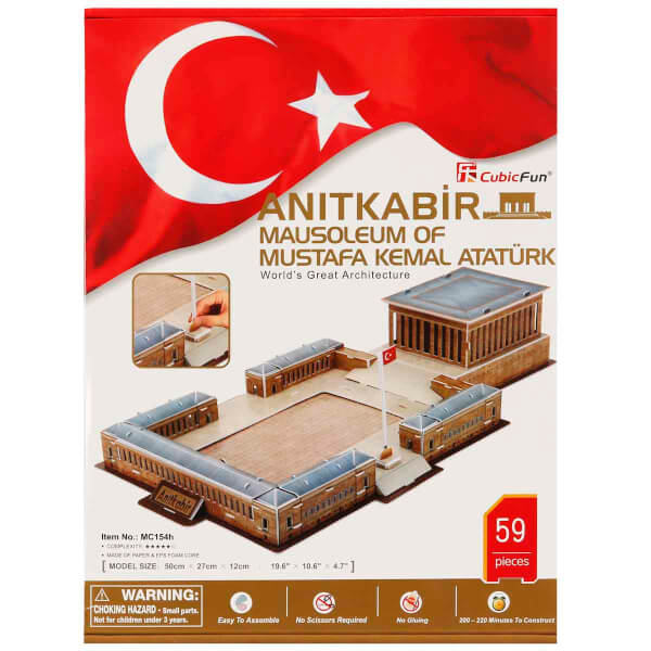 59 Parça 3D Puzzle: Anıtkabir