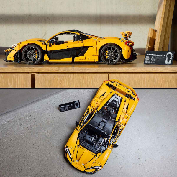 LEGO Technic McLaren P1 42172 - Otomobil Tutkunu Yetişkinler için Sergilenebilir Araba Modeli Yapım Seti (3893 Parça)