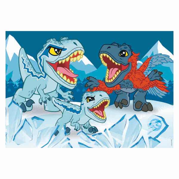 2 x 20 Parça Puzzle: Jurassic World