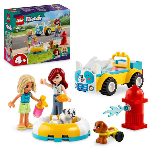 LEGO Friends Köpek Kuaförü Arabası 42635 - 4 Yaş ve Üzeri Çocuklar için Köpek Figürü İçeren Yaratıcı Oyuncak Yapım Seti (60 Parça)