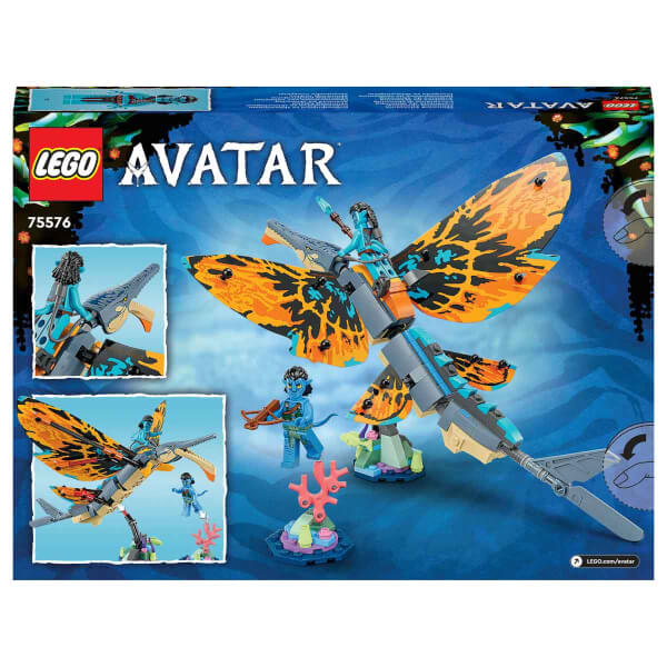 LEGO Avatar Skimwing Macerası 75576 - 8 Yaş ve Üzeri için 2 Minifigür İçeren Eğlenceli Oyuncak Yapım Seti (259 Parça)