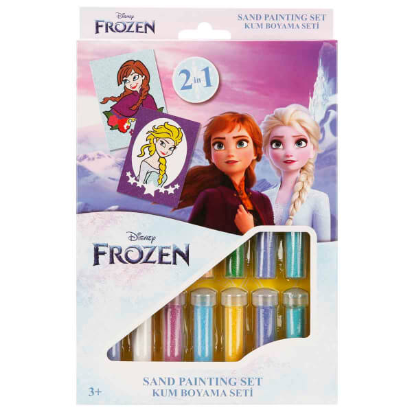 2in1 Disney Frozen Kum Boyama Seti DS 31