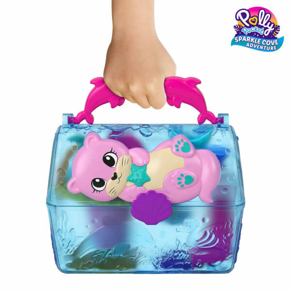 Polly Pocket Sparkle Cove Macera Adası Hazine Sandığı Oyun Seti HKV47