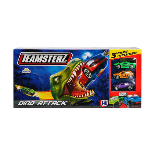 Teamsterz Dinozor Saldırısı 3 Araçlı Pist Seti
