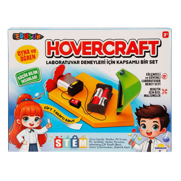 Hovercraft Stem Deney Seti 