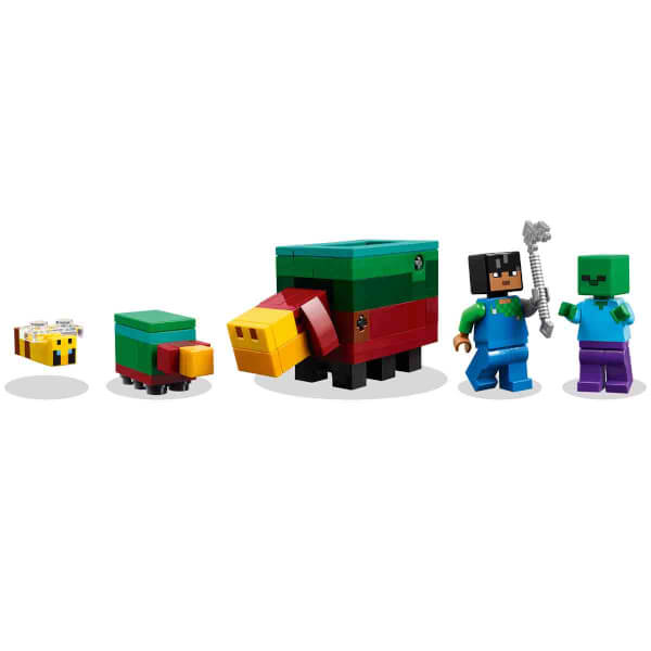 LEGO Minecraft Kiraz Çiçeği Bahçesi 21260 - 8 Yaş ve Üzeri Macera Oyunları Seven Çocuklar İçin Sniffer, Zombi ve Arı İçeren Yaratıcı Oyuncak Yapım Seti (304 Parça)