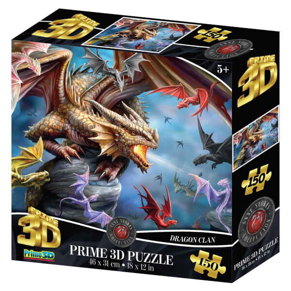 150 Parça 3D Puzzle: Dragon Clan