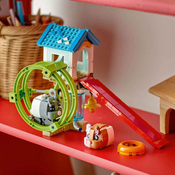LEGO® Creator Hamster Çarkı 31155 - 8 Yaş ve Üzeri Çocuklar için Köpek ve Kedi Model Seçenekleri İçeren 3'ü 1 Arada Yaratıcı Oyuncak Yapım Seti (416 Parça)