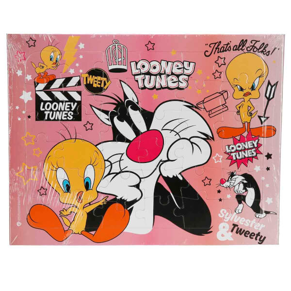 36 Parça Puzzle: Looney Tunes Sylvester ve Tweety