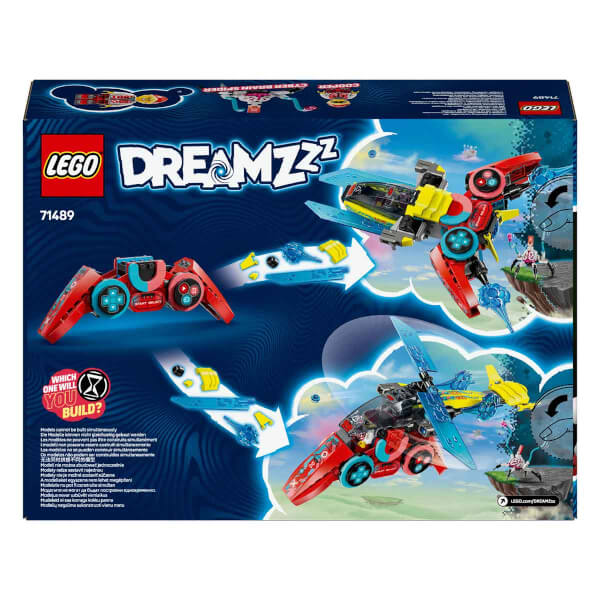 LEGO DREAMZzz Cooper’ın Oyun Kumandası Jeti 71489 - 7 Yaş ve Üzeri Çocuklar için Yaratıcı Oyuncak Yapım Seti (266 Parça)