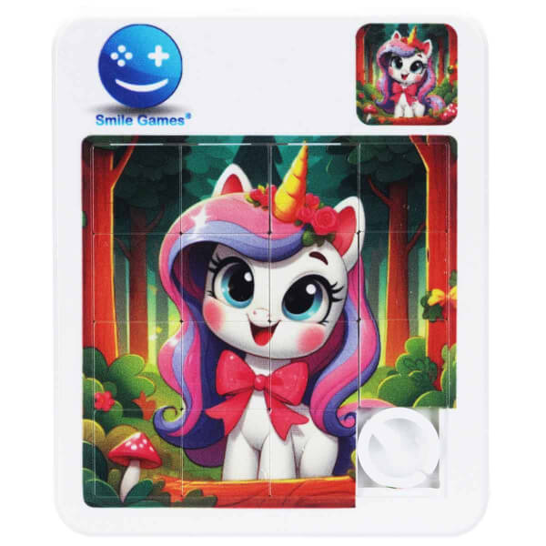 Smile Games Kaydırmalı Puzzle Oyunu  - Unicorn