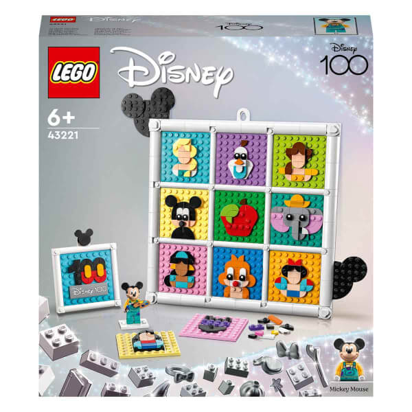 LEGO® ǀ Disney: Disney Animasyon İkonlarının 100 Yılı 43221 - 6 Yaş ve Üzeri Çocuklar için Mickey Fare, Donald Duck ve Diğer Disney Karakterlerini İçeren Koleksiyonluk Yaratıcı Oyuncak Yapım Seti (1022 Parça)