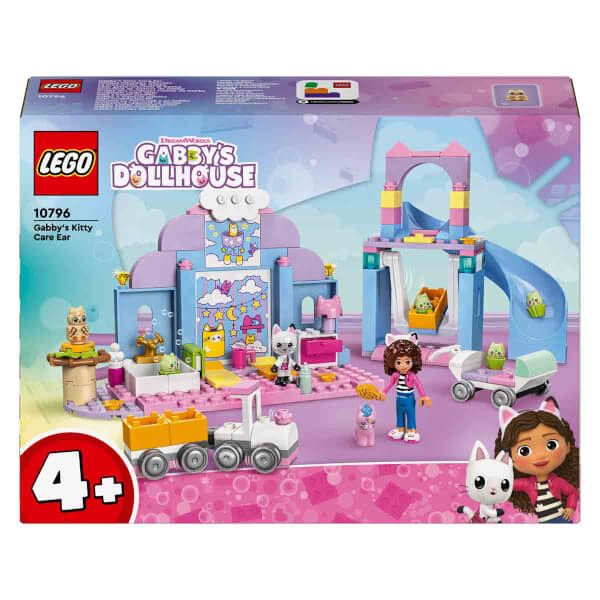 LEGO 4+ Gabby’s Dollhouse Gabby’nin Kedicik Bakım Odası 10796 - 4 Yaş ve Üzeri Çocuklar için Yaratıcı Oyuncak Yapım Seti (165 Parça)