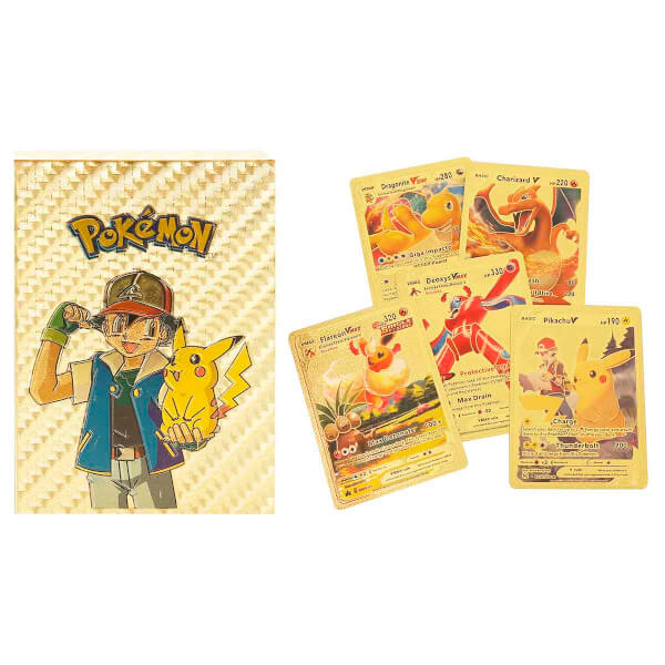 Pokemon Starter Cards Gold 55'li Paket 