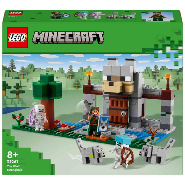 LEGO Minecraft Kurt Kalesi 21261 - 8 Yaş ve Üzeri Macera Oyunları Seven Çocuklar İçin İskelet Kaşif İçeren Yaratıcı Oyuncak Yapım Seti (312 Parça)