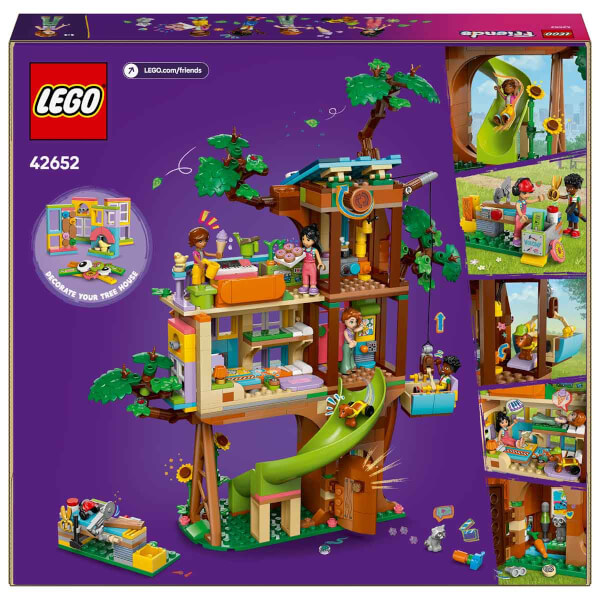 LEGO Friends Arkadaşlık Ağaç Ev Buluşma Yeri 42652 - 8 Yaş ve Üzeri Çocuklar için Mini Bebek İçeren Yaratıcı Oyuncak Yapım Seti (701 Parça)