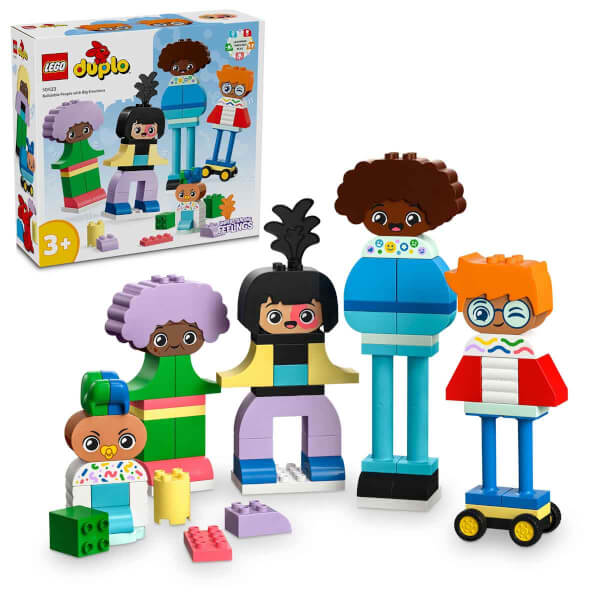 LEGO® DUPLO® Kasabası İnşa Edilebilen Duygulu İnsanlar 10423 - 3 Yaş ve Üzeri Çocuklar için Eğitici Oyuncak Yapım Seti (71 Parça)