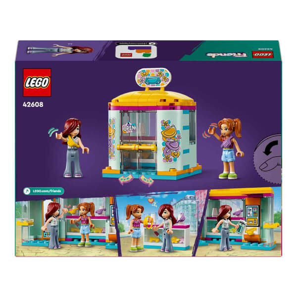 LEGO® Friends Minik Aksesuar Mağazası 42608 - 6 Yaş ve Üzeri Çocuklar için Paisley ve Candi Minifigürü İçeren Yaratıcı Oyuncak Yapım Seti (129 Parça)