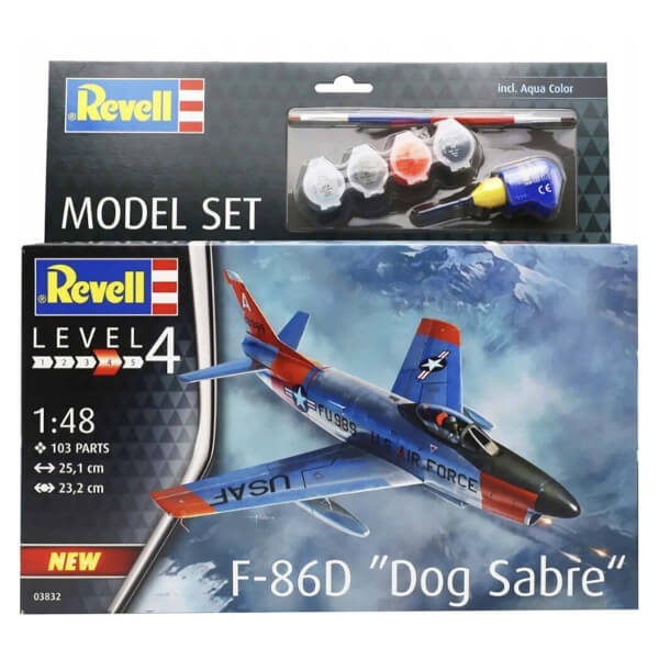 Revell 1:48 F-86D Dog Sabre Uçak VBU63832