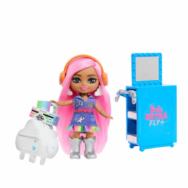 Barbie Extra Jet ve Extra Mini Minis Oyun Seti HPF72