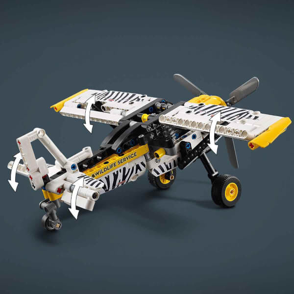 LEGO Technic Arazi Uçağı 42198 - 8 Yaş ve Üzeri Çocuklar için Koleksiyonluk Yaratıcı Oyuncak Yapım Seti (333 Parça)