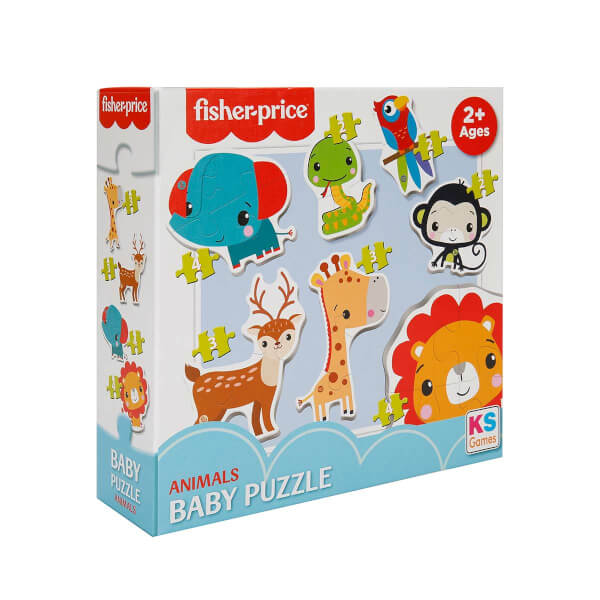 Fisher Price Baby Animals 6’sı 1 Arada Puzzle