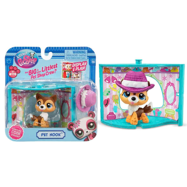 Littlest Pet Shop Minişler Tekli Figür Seti  - 178-Husky Köpek