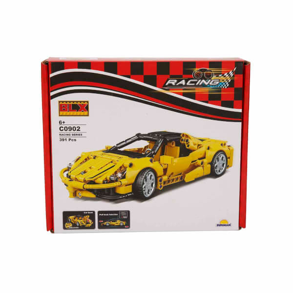 BLX Racing Sarı Yarış Arabası C0902DS