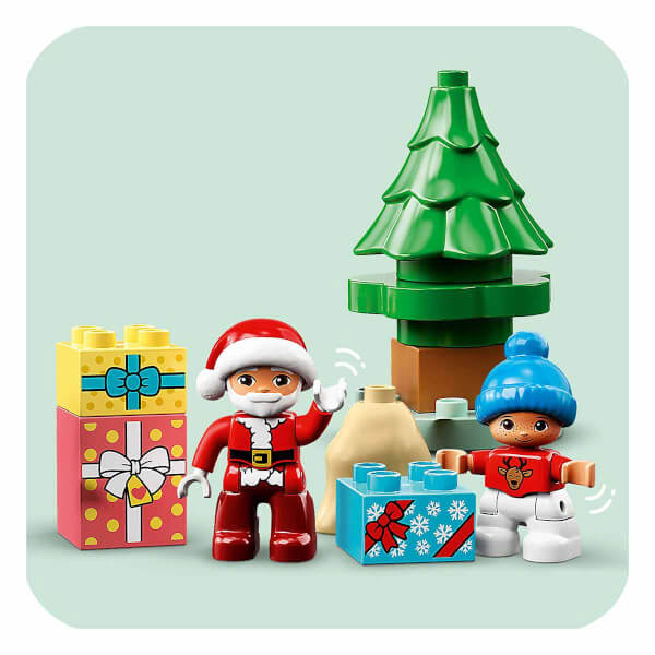 LEGO DUPLO Noel Baba'nın Zencefilli Kurabiye Evi 10976