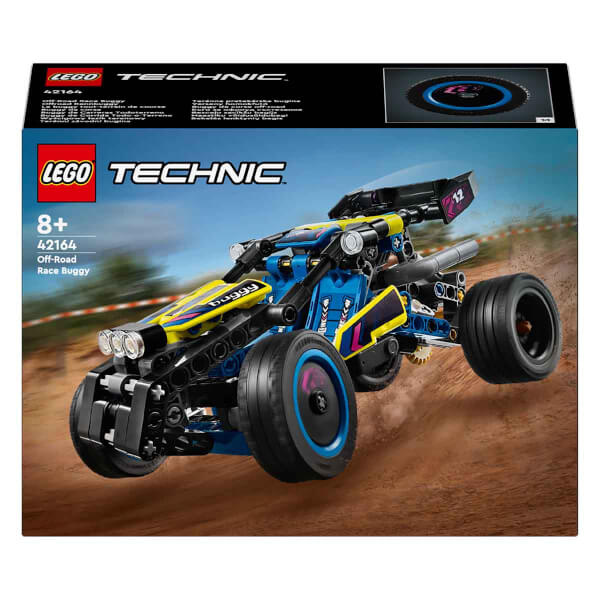 LEGO® Technic Arazi Yarışı Arabası 42164 - 8 Yaş ve Üzeri Çocuklar için Koleksiyonluk Yaratıcı Oyuncak Model Yapım Seti (219 Parça)