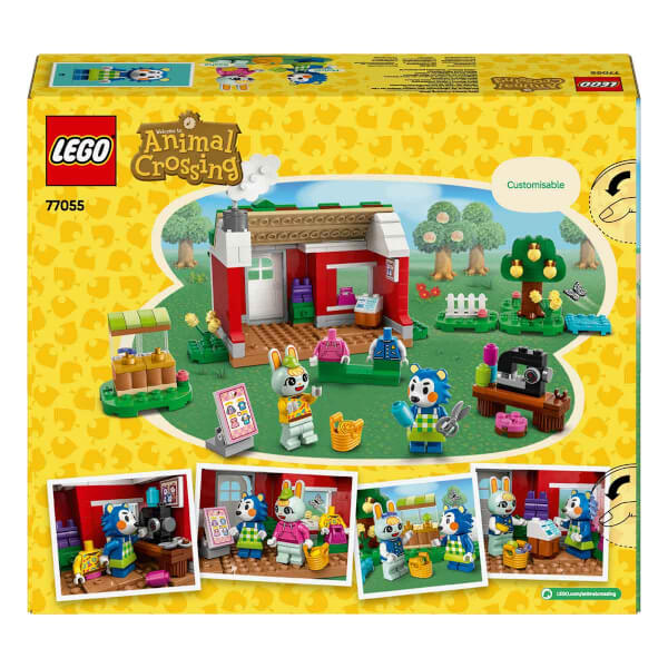 LEGO Animal Crossing Able Sisters Giyim Mağazası 77055 - 6 Yaş ve Üzeri Çocuklar için Yaratıcı Oyuncak Yapım Seti (322 Parça)