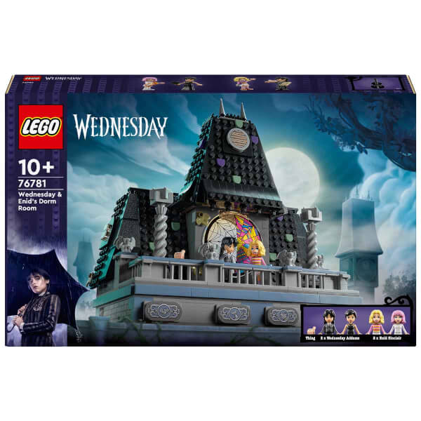 LEGO Wednesday: Wednesday ve Enid’in Yurt Odası 76781 -10 Yaş ve Üzeri Çocuklar İçin 4 Mini Bebek Figürü İçeren Nevermore Akademisi Yaratıcı Oyuncak Yapım Seti (750 Parça)