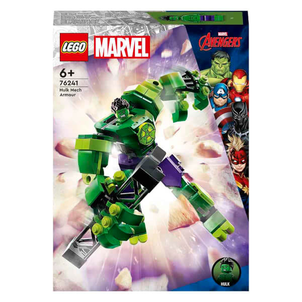 LEGO Marvel Hulk Robot Zırhı 76241 - 6 Yaş ve Üzeri Çocuklar için Avengers Figürü Oyuncak Yapım Seti (138 Parça)