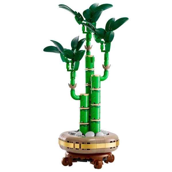 LEGO Botanicals Şans Bambusu 10344 - Doğasever Yetişkinler için Dekoratif Bitki Yapım Seti (325 Parça)