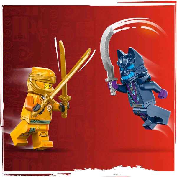 LEGO® NINJAGO® Arin'in Savaş Robotu 71804 - 4 Yaş ve Üzeri Çocuklar için Arin Minifigürü İçeren Yaratıcı Oyuncak Yapım Seti 71804 (104 Parça)