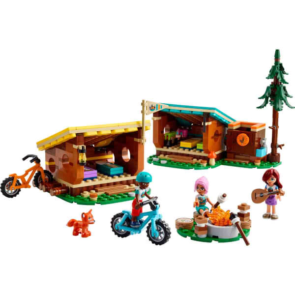 LEGO Friends Macera Kampı Şirin Kulübeler 42624 - 7 Yaş ve Üzeri Çocuklar için Tilki Figürü İçeren Yaratıcı Oyuncak Yapım Seti (437 Parça)