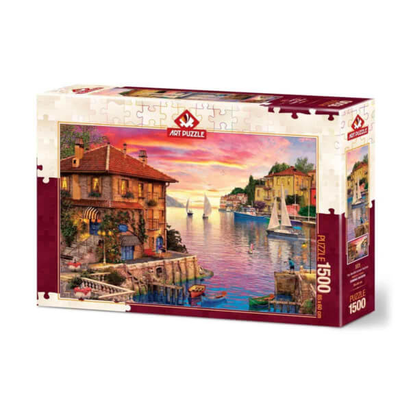 1500 Parça Puzzle : Akdeniz Limanı