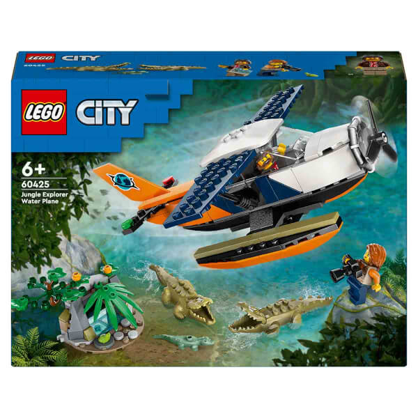 LEGO City Orman Kaşifinin Deniz Uçağı 60425 - 6 Yaş ve Üzeri Çocuklar için Yaratıcı Oyuncak Yapım Seti