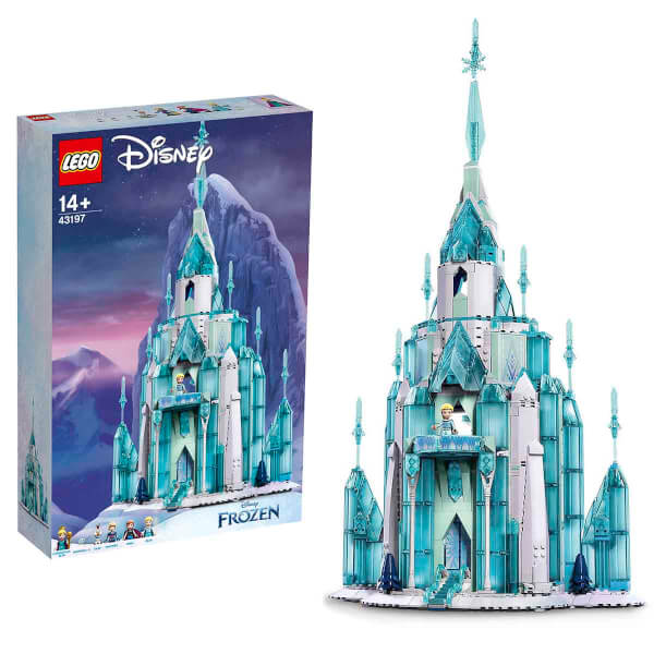 LEGO® ǀ Disney Buz Şatosu 43197 - Prensesleri Seven Çocuklar için Yaratıcı Oyuncak Yapım Seti (1709 Parça)