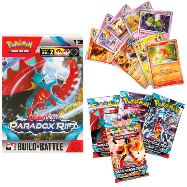 Pokemon Scarlet & Violet Paradox Rift Build And Battle Trading Card