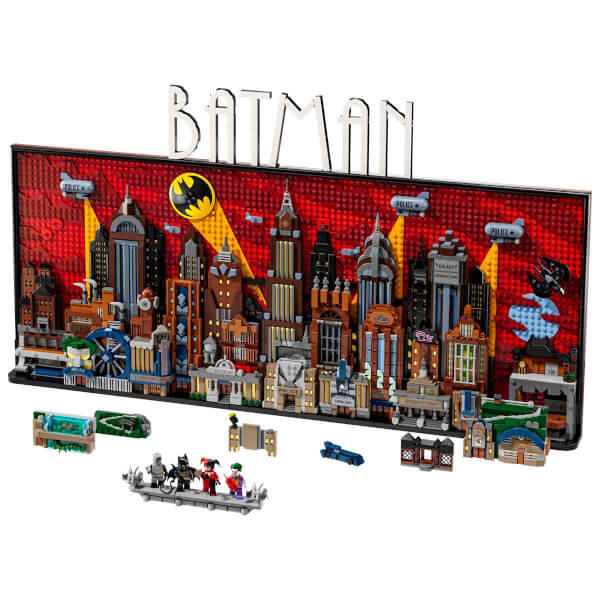 LEGO DC Batman: The Animated Series Gotham City 76271 Süper Kahraman Seven Yetişkinler için Koleksiyonluk Yaratıcı Sergileme Modeli Yapım Seti 4210 Parça